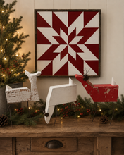 Load image into Gallery viewer, Pinwheel star barn quilt