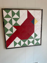 Load image into Gallery viewer, Wooden Cardinal Barn Quilt