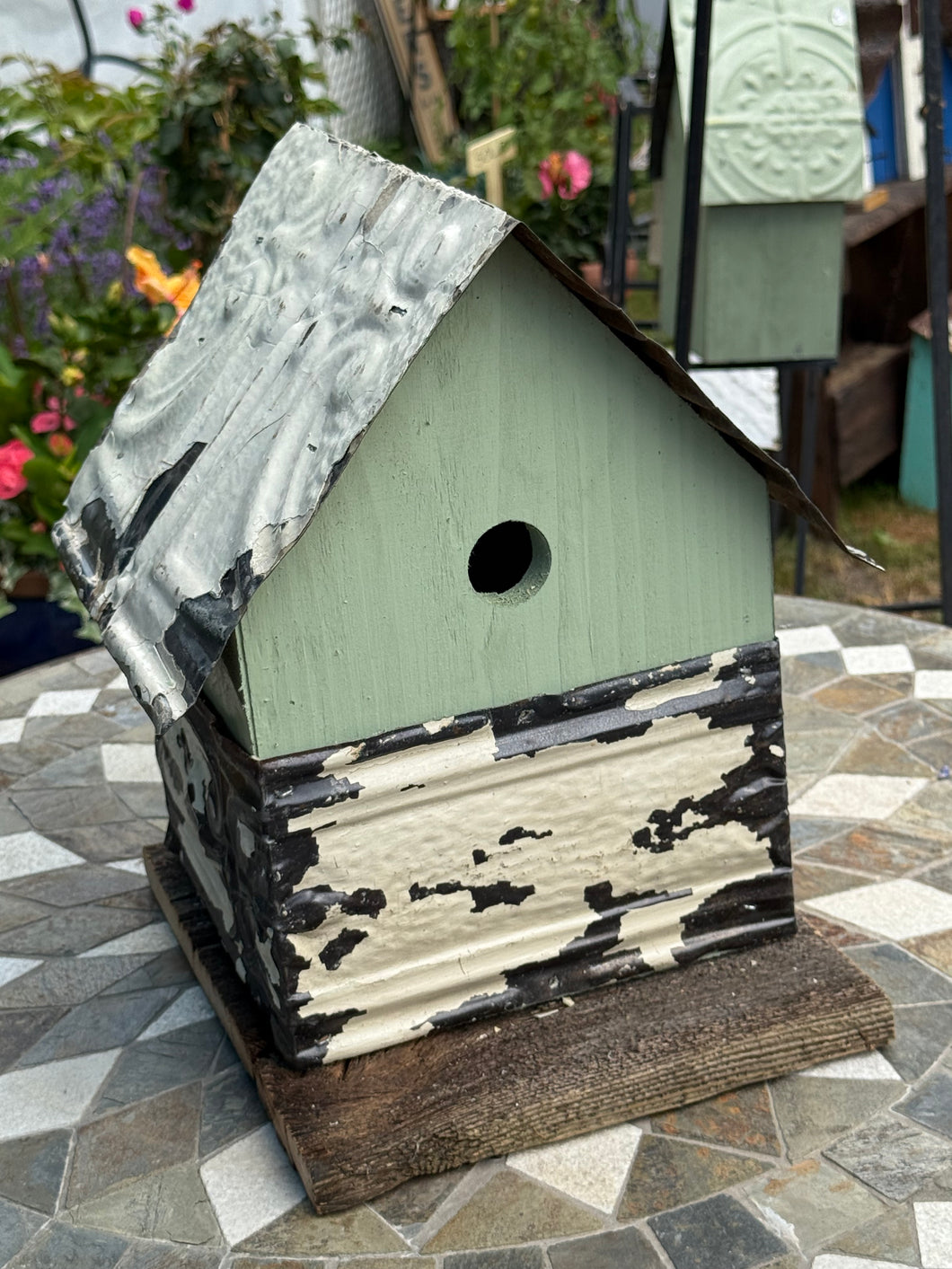 Tin trim house