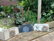 Load image into Gallery viewer, Large hand painted purse container

