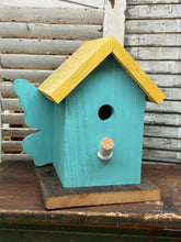 Load image into Gallery viewer, Butterfly wing birdhouse , wood roof