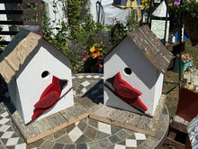 Load image into Gallery viewer, Cardinal birdhouse
