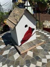Load image into Gallery viewer, Cardinal birdhouse
