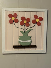 Load image into Gallery viewer, Flower and vase wall art