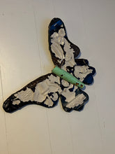 Load image into Gallery viewer, Antique embossed tin butterfly
