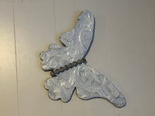Load image into Gallery viewer, Antique embossed tin butterfly
