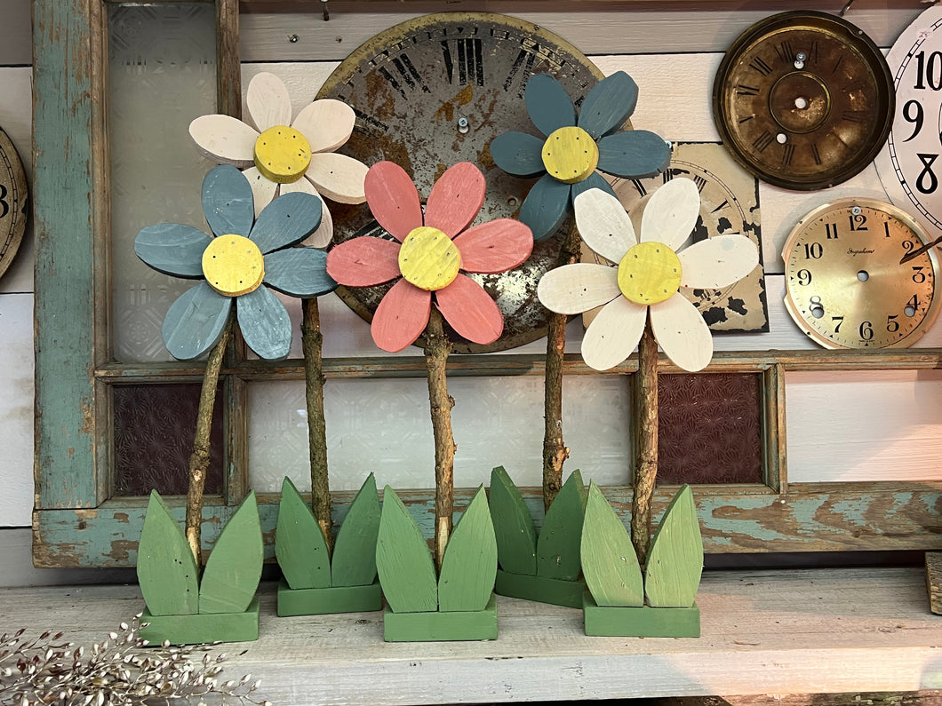 Standing wildflowers