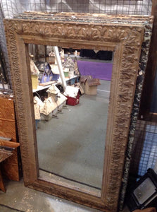 Antique embossed tin mirrors