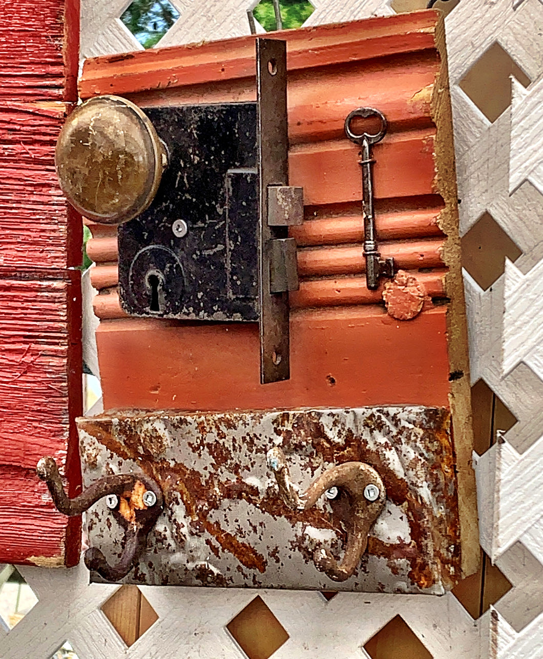 Knob , key lock coat and key hook